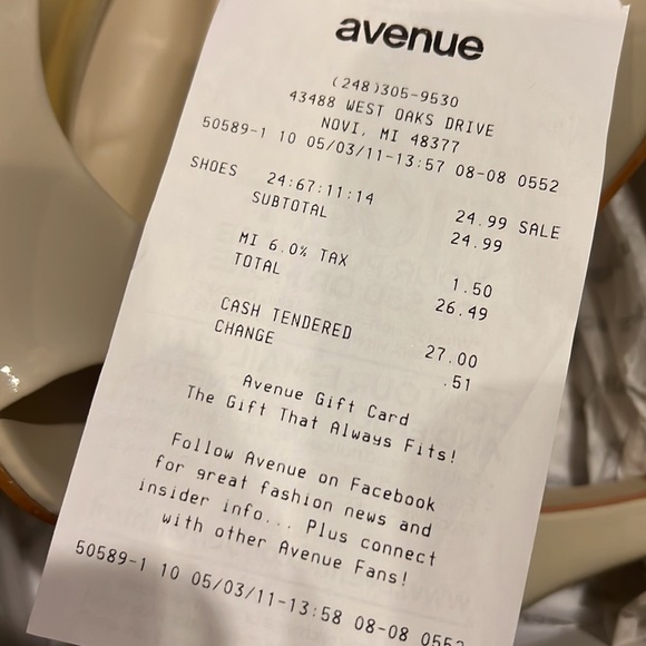 NWOT Avenue Debra Beige Open Toe Pump Heels 9W - Picture 7 of 7